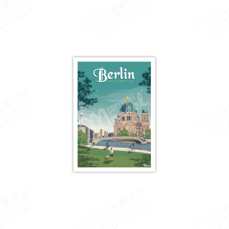 Carte Postale BERLIN "James Simon Park"