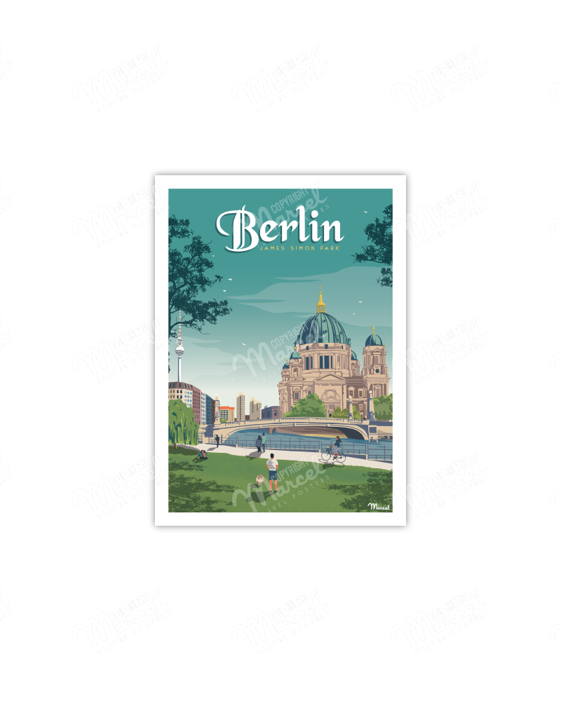 Carte Postale BERLIN "James Simon Park"