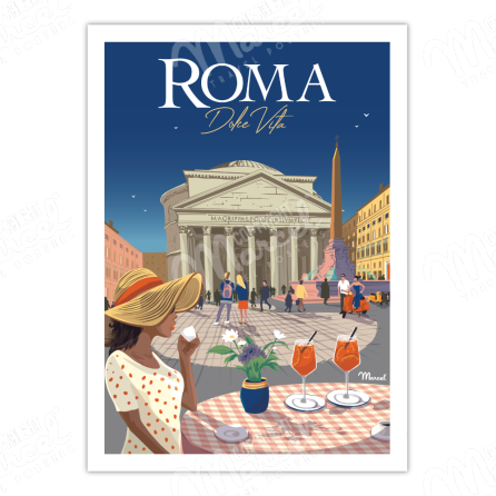 Poster ROME "Dolce Vita"