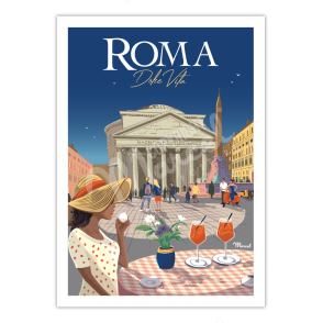 Affiche ROME "Dolce Vita"