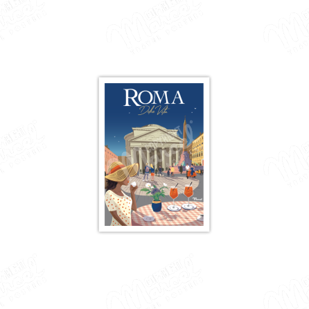 Postcard ROME "Dolce Vita"