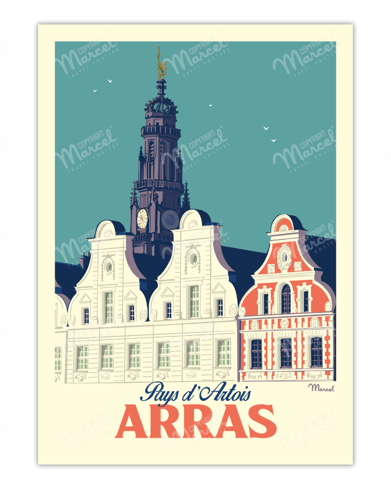 Poster ARRAS "Pays d'Artois"