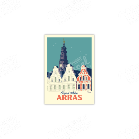 Carte Postale ARRAS "Pays d'Artois"