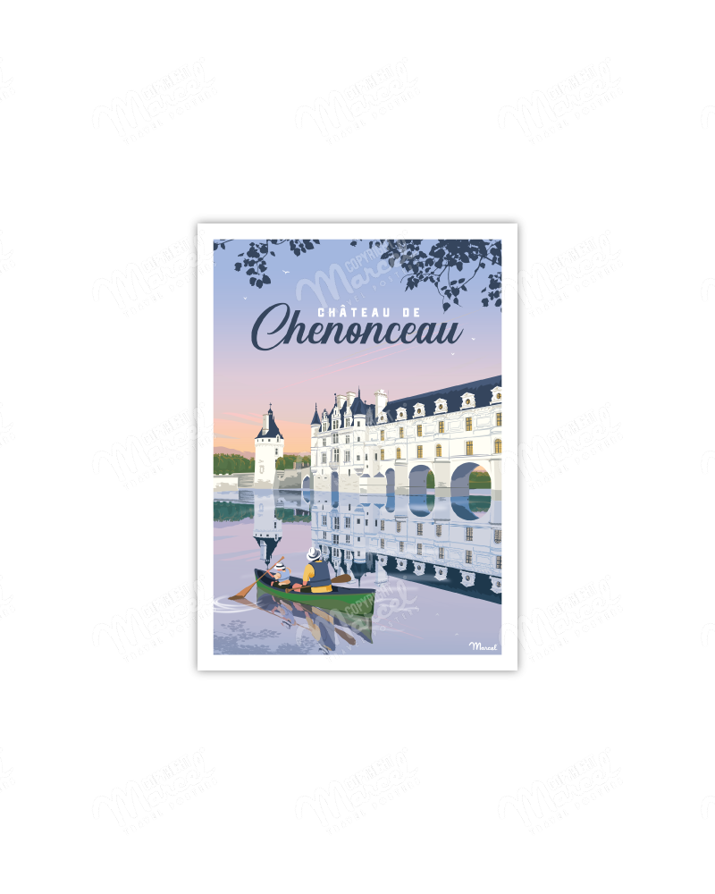 Carte Postale Château de CHENONCEAU