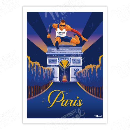 Affiche PARIS "L'Esprit Olympique"