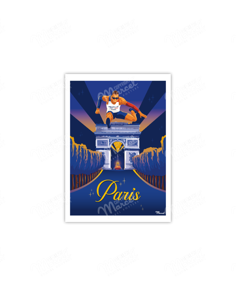 Carte Postale PARIS "L'Esprit Olympique"