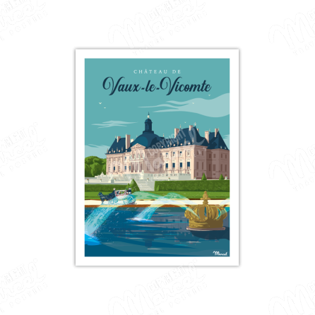 Poster Castle of Vaux-le-Vicomte
