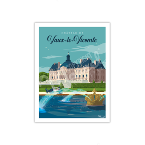 Poster Castle of Vaux-le-Vicomte