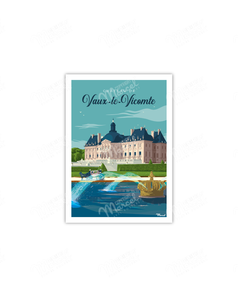 Carte Postale Château de Vaux-le-Vicomte