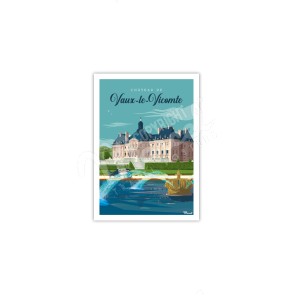 Postcard Castle of Vaux-le-Vicomte