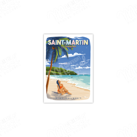Postcard SAINT-MARTIN "Caribbean"