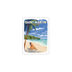 Carte Postale SAINT-MARTIN "Caraïbes"