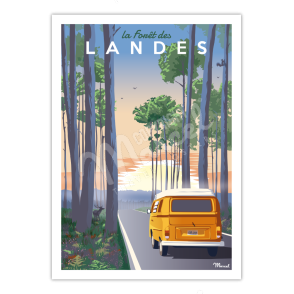 Affiche Forêt des LANDES