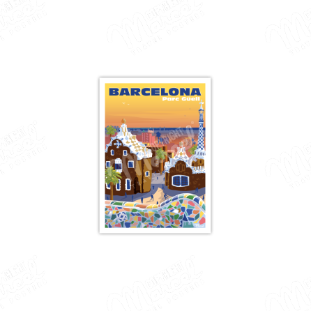 Carte Postale BARCELONA "Parc Güell"