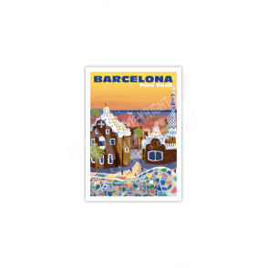 Postcard BARCELONA "Park Güell"