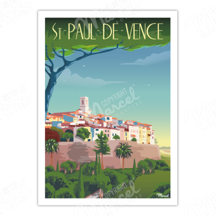 Poster SAINT-PAUL-DE-VENCE