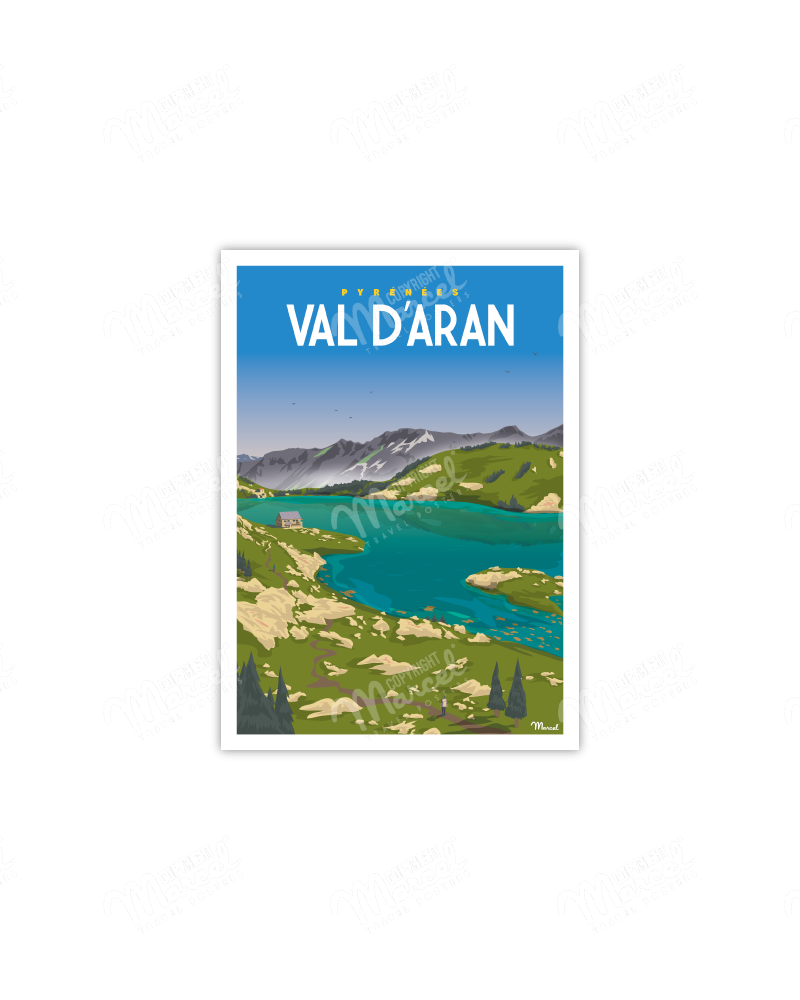 Carte Postale PYRENEES "Val d'Aran"
