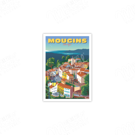 Postcard MOUGINS