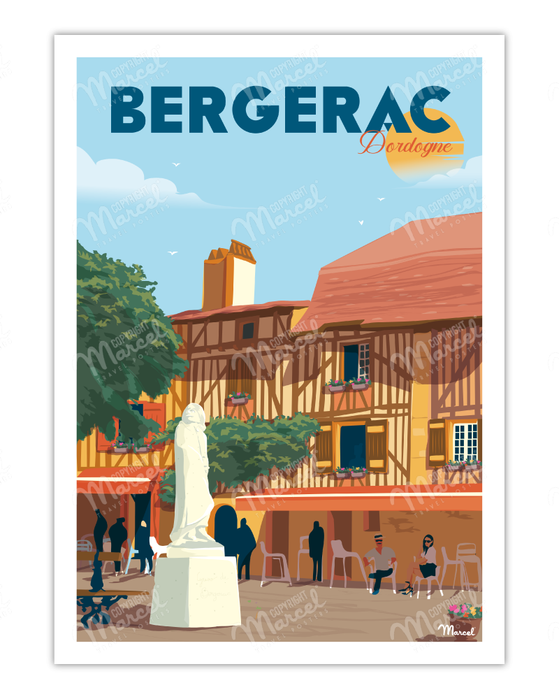 Affiche BERGERAC