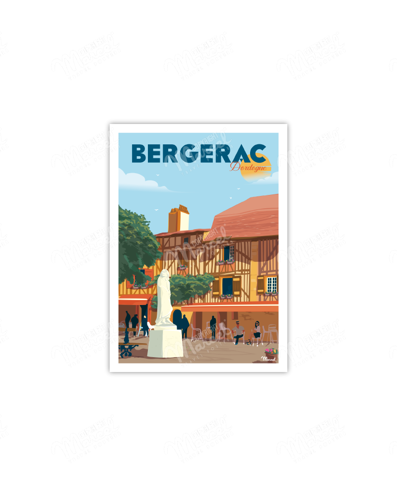 Postcard BERGERAC