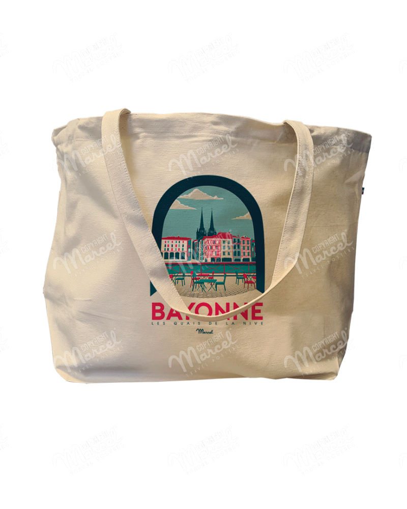 Shopping Bag Cécile BAYONNE "Nive's Quays"