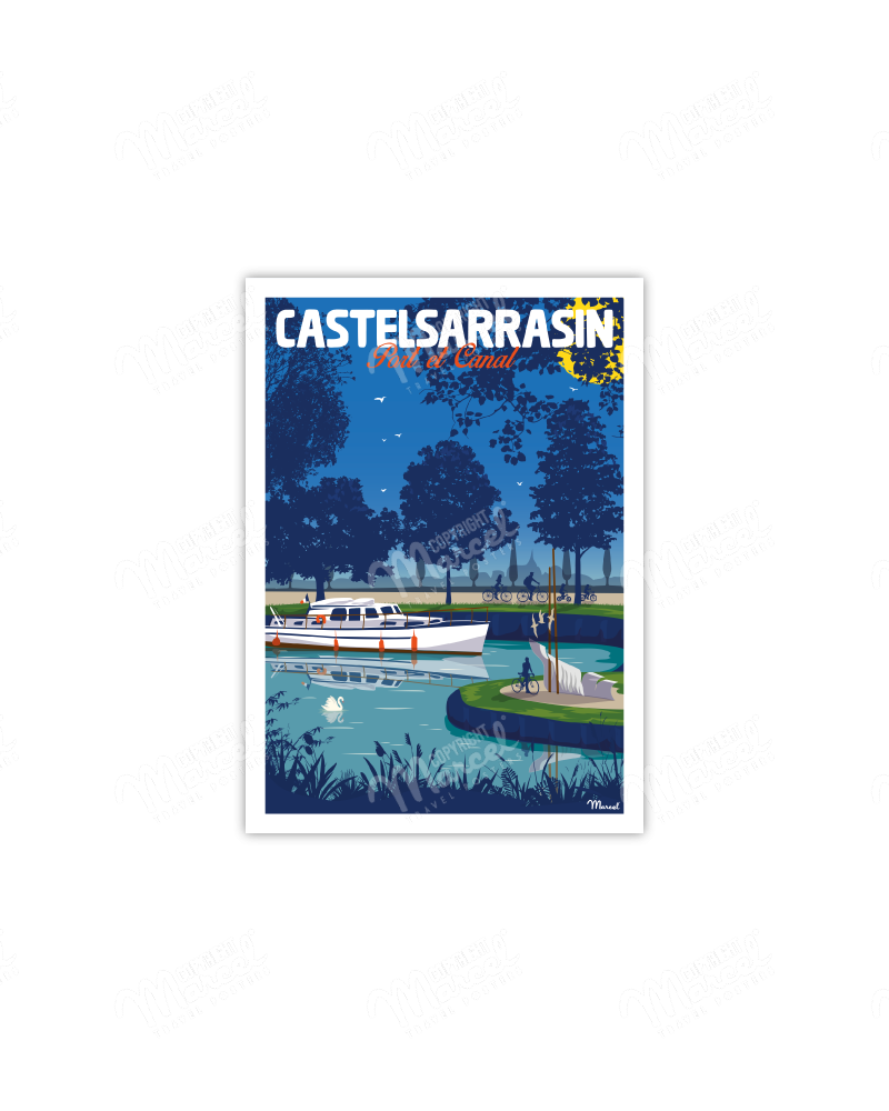 Carte Postale CASTELSARRASIN
