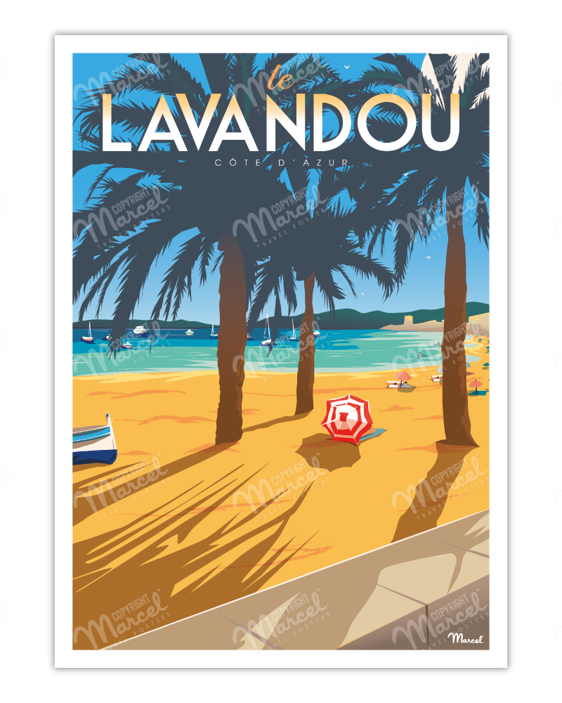 Poster LE LAVANDOU