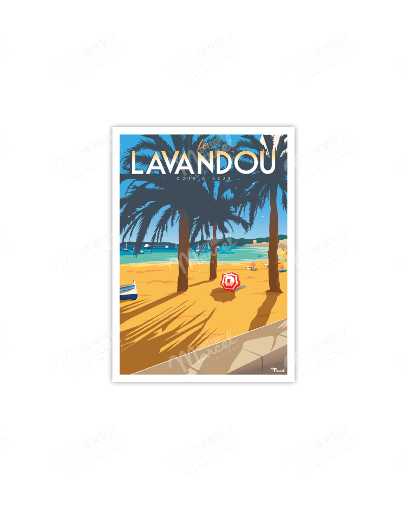 Postcard LE LAVANDOU