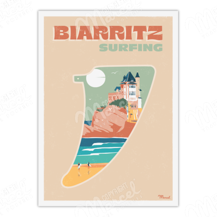 Poster BIARRITZ "Fin Story"