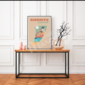 Poster BIARRITZ "Fin Story"