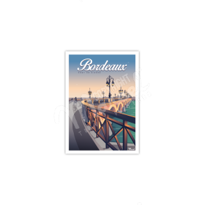 Carte Postale BORDEAUX "Pont de Pierre"