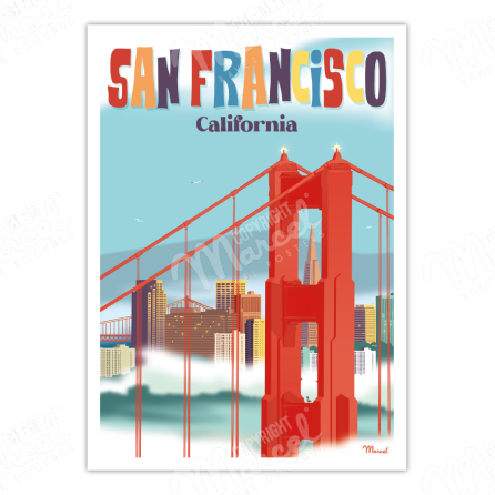Affiche SAN FRANCISCO