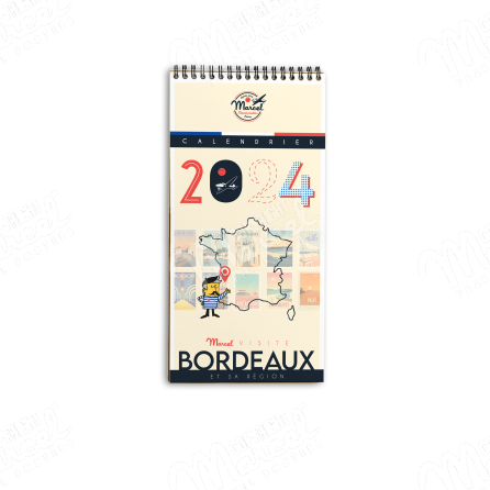 Calendar 2024 "Marcel visits Bordeaux and its region"