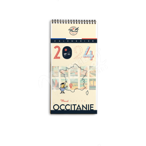 Calendrier 2024 "Marcel visite l'Occitanie" - couverture