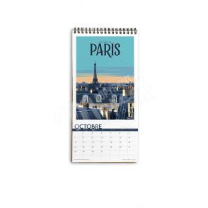 Calendrier 2024 Marcel visite Paris - Marcel Travel Posters