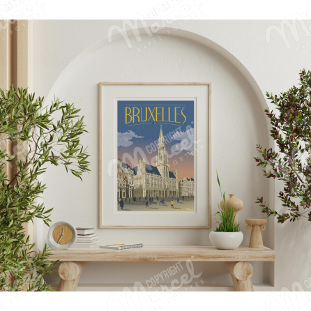 Poster BRUXELLES "Grand Place"