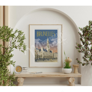 Poster BRUXELLES "Grand Place"