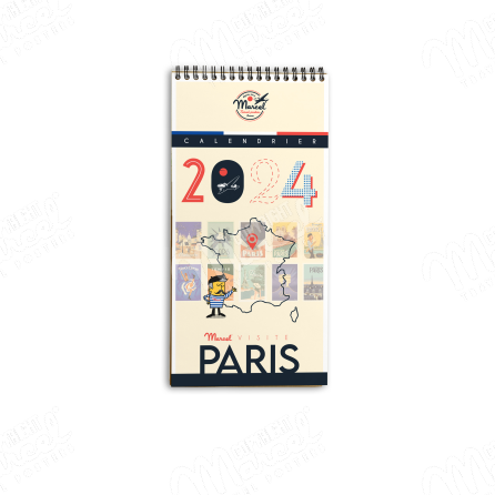 Calendrier 2024 "Marcel visite Paris"