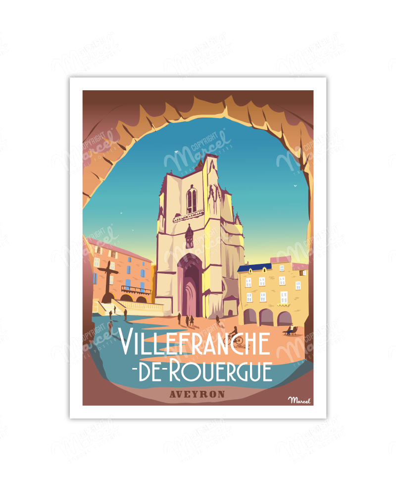 Poster VILLEFRANCHE-DE-ROUERGUE