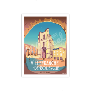 Poster VILLEFRANCHE-DE-ROUERGUE