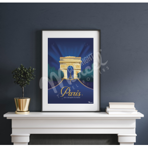 Poster PARIS "Champs-Elysées"