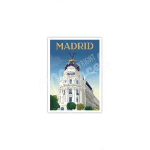 Carte Postale MADRID