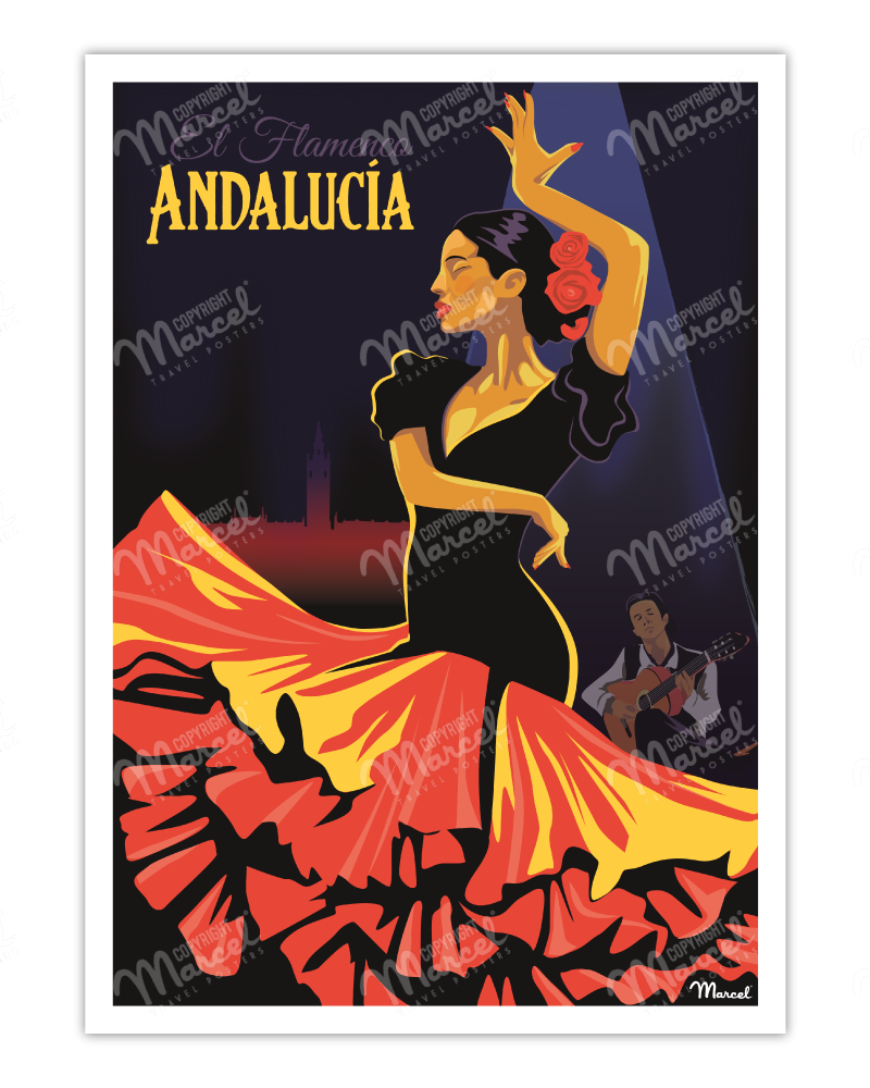 Affiche "Flamenco"