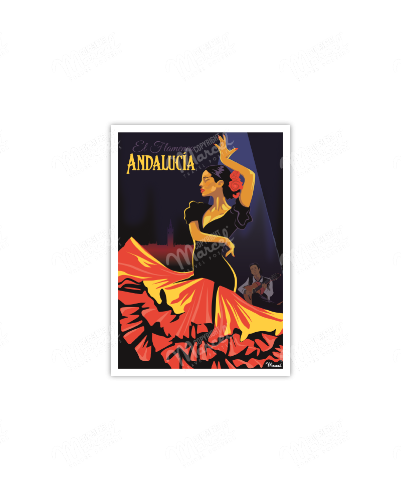 Carte Postale "Flamenco"