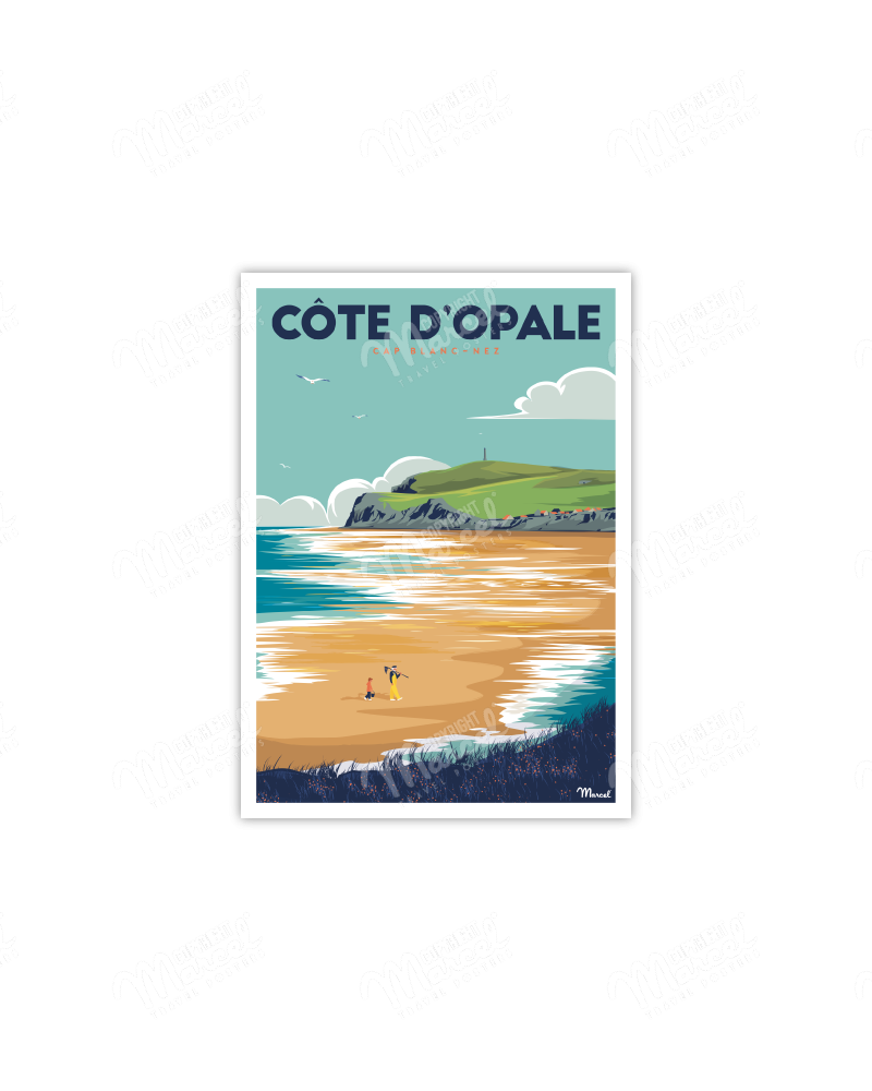 Carte Postale CÔTE D'OPALE "Cap Blanc-Nez"