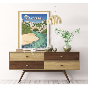 Poster "Ardèche's Gorges"