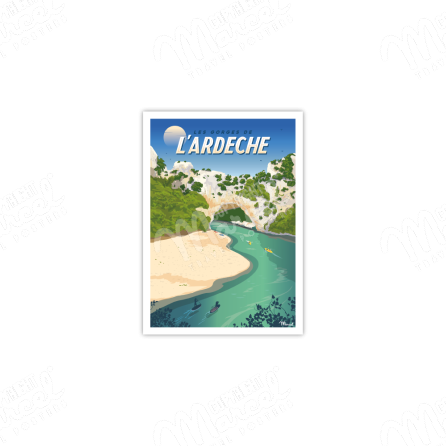 Carte Postale "Les Gorges de l’Ardèche"