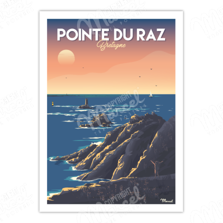 Affiche "Pointe du Raz"