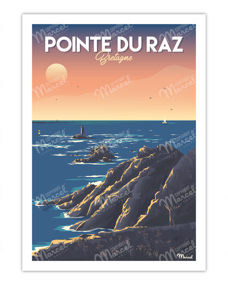 Affiche "Pointe du Raz"