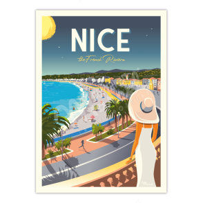 Affiche NICE "French Riviera"